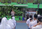 Kapolsek Serpong Monitoring SMK Pustek, Ajak Siswa Disiplin dan Waspadai Provokasi Negatif